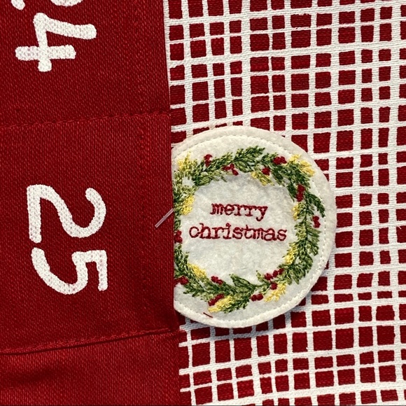 Advent Count Down to Christmas Table Runner. - Picture 6 of 8